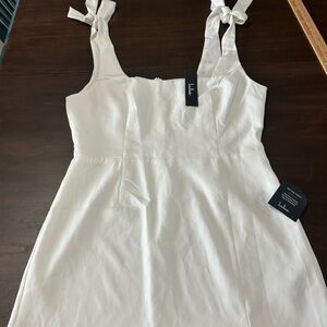 Lulu's White Mini Dress